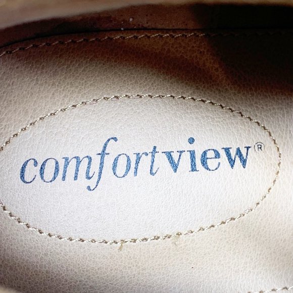 Comfort View Tan Embroider Crepe Sole Bootie SZ 9 - Picture 5 of 10